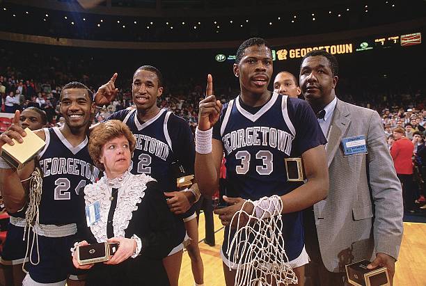 Patrick Ewing and Georgetown Hoyas of 80s are March Madness legends.