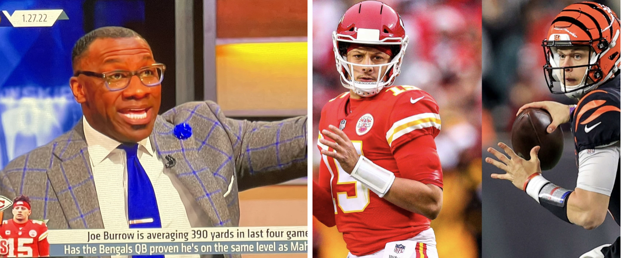 He's Not In Patrick Mahomes' Class” Shannon Sharpe Says Joe Burrow Is  Good, But “No. 15 In That Red” Is Untouchable