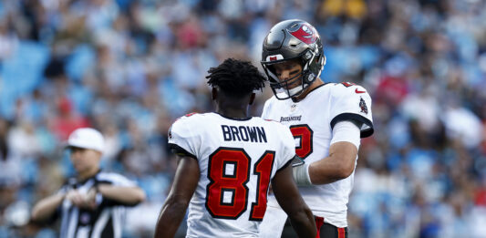 Antonio Brown is back in the news attacking his former Tampa Bay Bucs teammate Tom Brady again.