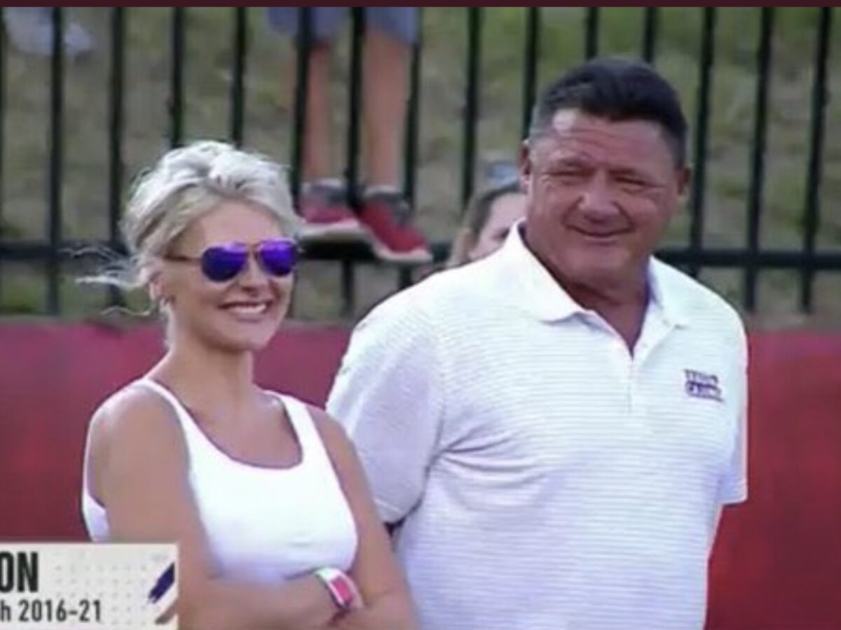 With A $17.1M Buyout To Splurge, Former LSU Coach Ed Orgeron Isn't Letting  Past Criticism Stop Him From Living His Best Life With 31-Year-old Wife  Brandi Nicole