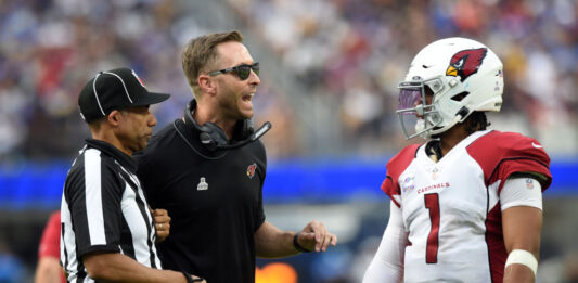 Kyler Murray and Kliff Kingsbury At Odds