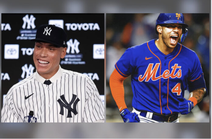 Aaron Judge and Carlos Correa signed $300M deals on same day for Mets and Yankees