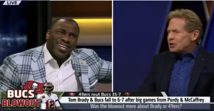 Skip and Shannon heated exchange about Tom Brady