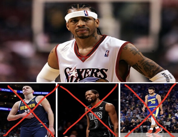 Allen Iverson Top 5 Players Today