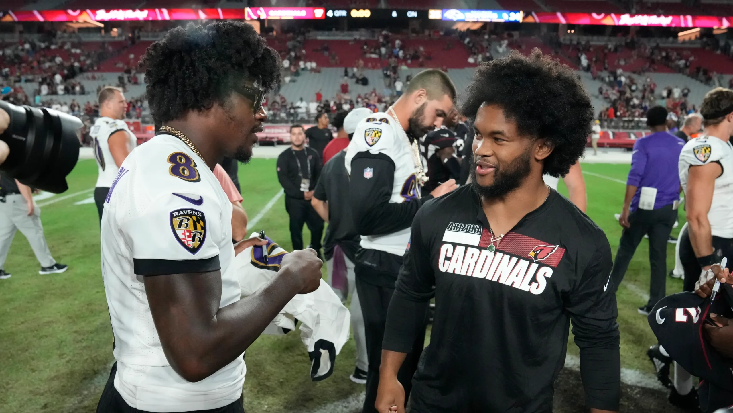 Lamar Jackson and Kyler Murray Injured but only one has guaranteed deal security