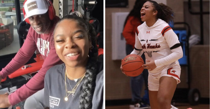 Shelomi Sanders is following her Dad Deion and joining Colorado women’s basketball