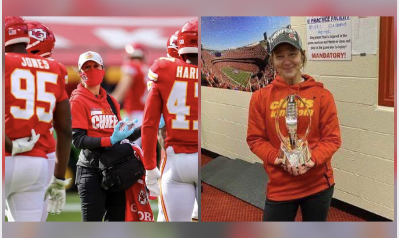Patrick Mahomes credits KC Trainer Julie Frymer with helping team reach Super Bowl