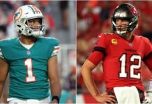 Is Tom Brady on his way to Miami Dolphins to replace Tua Tagovailoa as starting QB.