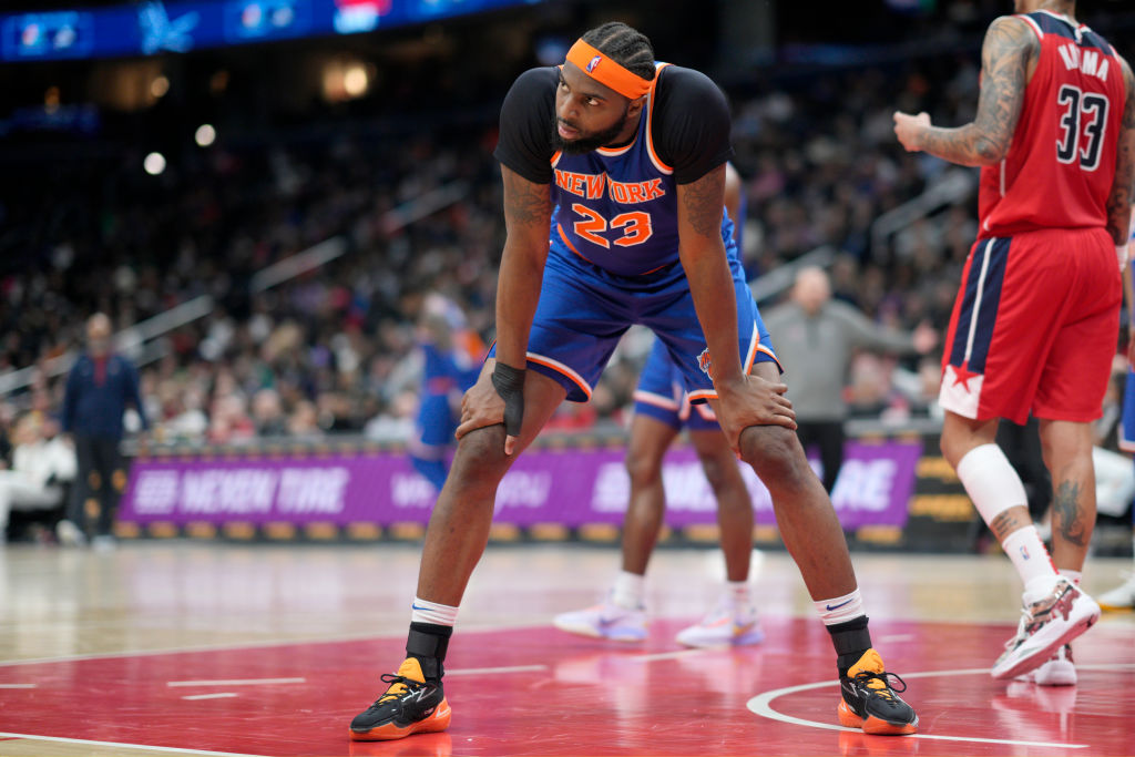 Mitchell Robinson is unhappy about playing time