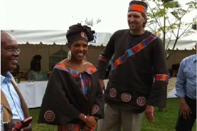Dirk Nowitzki got married to wife Jessica in a traditional Kenyan ceremony. 