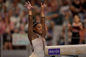 Simone Biles won her record ninth U.S. All-Around Title at the age of 27 on Sunday.
