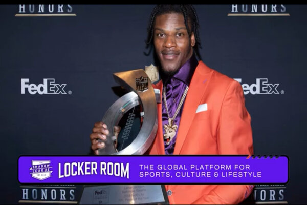 Lamar Jackson is on his way to a third MVP, but Shadow League Locker Room show host Ovie Mughelli, a former NFL fullback says he has to win a Super Bowl to be all-time elite. (Photo: Getty Images)