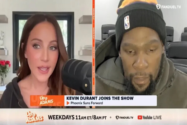 ‘Another Woman That Doesn’t Listen’: Inspired By A New MAGA America, Kevin Durant Demeans FanDuel TV’s Kay Adams and She Laughs It Off