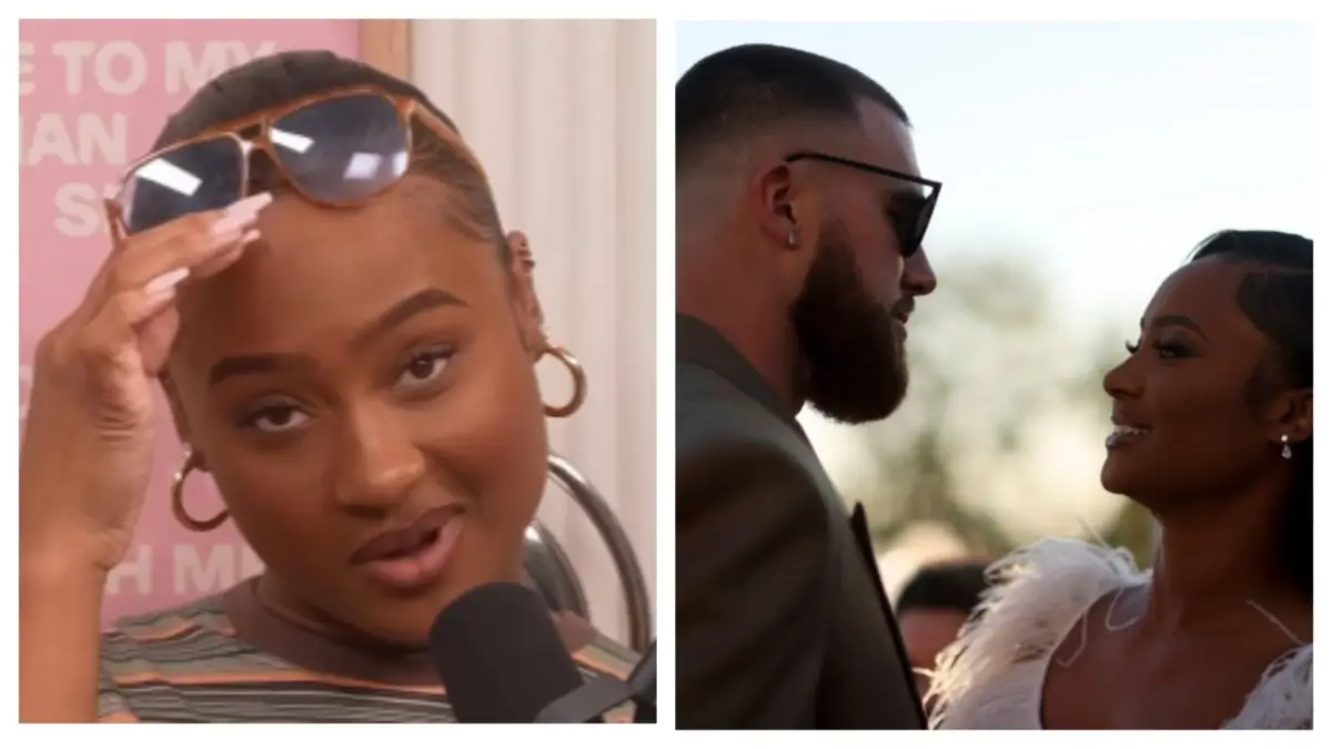 ‘Kiss My Black A—S': Kayla Nicole Defends Right To Criticize Black Men Despite Dating Travis Kelce And Outside Her Race