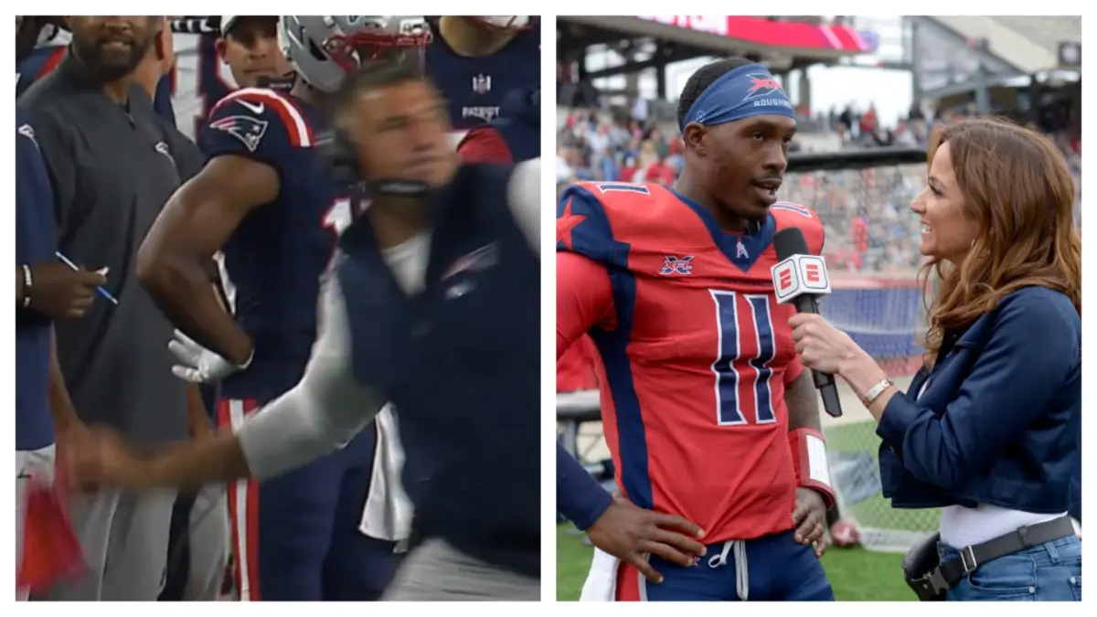 'Throwing The Flag Like He Threw It In Russini': Mike Vrabel Can't Escape Diana Russini Cheating Scandal In Viral Moment From First Patriots Preseason Game